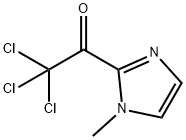 2,2,2-trichloro-1-(1-methyl-1H-imidazol-2-yl)ethan-1-one 구조식 이미지