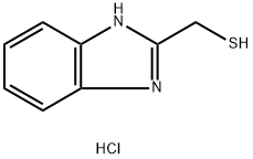 1H-Benzimidazole-2-methanethiol, monohydrochloride Structure