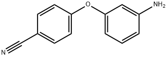 4-(3-AMINOPHENOXY)BENZONITRILE 구조식 이미지