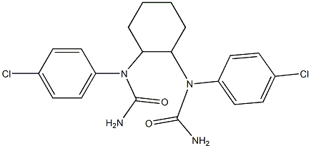 N',N'''-1,2-cyclohexanediylbis[N-(4-chlorophenyl)urea] 구조식 이미지