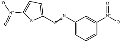 (3-nitrophenyl)[(5-nitro-2-thienyl)methylene]amine 구조식 이미지