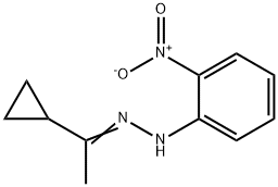 1-(1-cyclopropylethylidene)-2-(2-nitrophenyl)hydrazine Structure