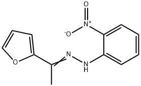 1-[1-(2-furyl)ethylidene]-2-(2-nitrophenyl)hydrazine Structure