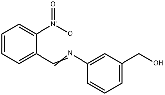 {3-[(2-nitrobenzylidene)amino]phenyl}methanol 구조식 이미지