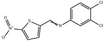 (3,4-dichlorophenyl)[(5-nitro-2-thienyl)methylene]amine 구조식 이미지