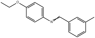 (4-ethoxyphenyl)(3-methylbenzylidene)amine 구조식 이미지