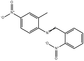 (2-methyl-4-nitrophenyl)(2-nitrobenzylidene)amine 구조식 이미지