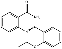 2-[(2-ethoxybenzylidene)amino]benzamide Structure