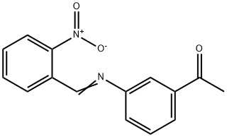 1-{3-[(2-nitrobenzylidene)amino]phenyl}ethanone Structure