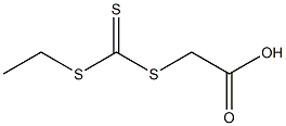 Acetic acid,2-[[(ethylthio)thioxomethyl]thio]- 구조식 이미지