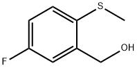 (5-Fluoro-2-methylsulfanylphenyl)methanol Structure