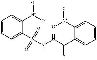 2-nitro-N'-[(2-nitrophenyl)sulfonyl]benzohydrazide Structure