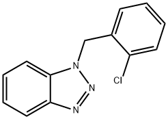 1-(2-chlorobenzyl)-1H-benzo[d][1,2,3]triazole 구조식 이미지