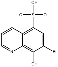 5-Quinolinesulfonic acid, 7-bromo-8-hydroxy- Structure