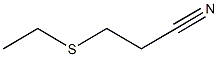 Propanenitrile,3-(ethylthio)- Structure