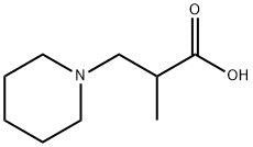 2-methyl-3-(1-piperidinyl)propanoic acid 구조식 이미지