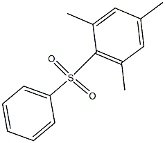 Benzene,1,3,5-trimethyl-2-(phenylsulfonyl)- Structure