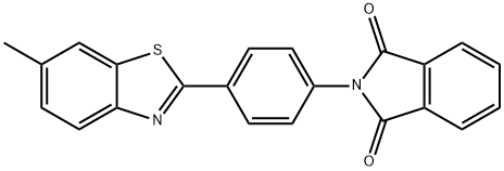 2-(4-(6-methylbenzo[d]thiazol-2-yl)phenyl)isoindoline-1,3-dione 구조식 이미지