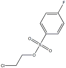 Benzenesulfonic acid,4-fluoro-, 2-chloroethyl ester 구조식 이미지