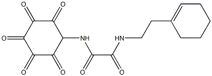 N-[2-(cyclohexen-1-yl)ethyl]-N'-(4-pentoxyphenyl)oxamide Structure