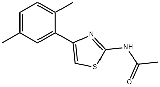 N-(4-(2,5-dimethylphenyl)thiazol-2-yl)acetamide 구조식 이미지