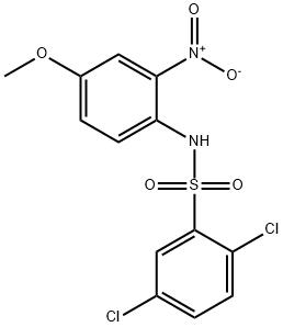 2,5-dichloro-N-(4-methoxy-2-nitrophenyl)benzenesulfonamide Structure