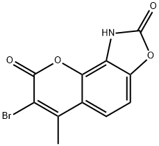 7-bromo-6-methyl-1H-pyrano[2,3-e][1,3]benzoxazole-2,8-dione Structure