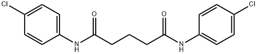 N,N'-bis(4-chlorophenyl)pentanediamide Structure