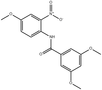 3,5-dimethoxy-N-(4-methoxy-2-nitrophenyl)benzamide Structure