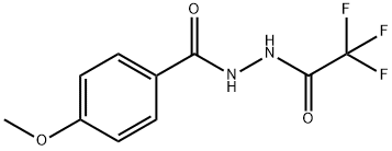 4-methoxy-N'-(trifluoroacetyl)benzohydrazide Structure