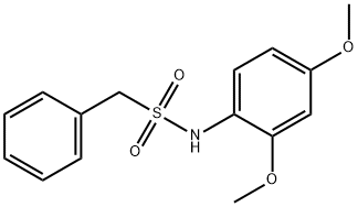 N-(2,4-dimethoxyphenyl)-1-phenylmethanesulfonamide Structure