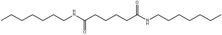 N,N'-diheptylhexanediamide Structure