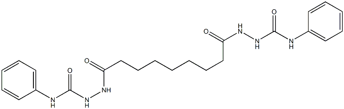 2,2'-(1,9-dioxo-1,9-nonanediyl)bis(N-phenylhydrazinecarboxamide) 구조식 이미지