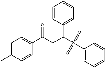 3-phenyl-3-(phenylsulfonyl)-1-(p-tolyl)propan-1-one Structure