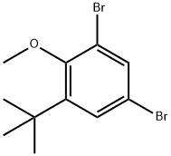 1,5-DIBROMO-3-(TERT-BUTYL)-2-METHOXYBENZENE Structure