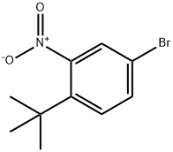 4-Bromo-1-tert-butyl-2-nitro-benzene 구조식 이미지