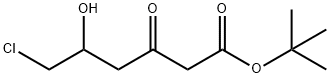 (+/-)-tert-Butyl 6-Chloro-5-hydroxy-3-oxohexanoate Structure