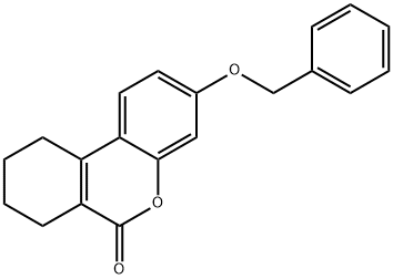 3-(benzyloxy)-7,8,9,10-tetrahydro-6H-benzo[c]chromen-6-one Structure