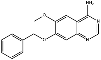 4-AMINO-6-METHOXY-7-BENZYLOXYQUINAZOLINE Structure