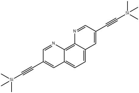 3,8-bis[(trimethylsilyl)ethynyl]-1,10-phenanthroline Structure