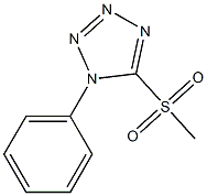 1H-Tetrazole,5-(methylsulfonyl)-1-phenyl- 구조식 이미지