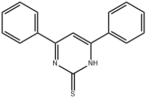 4,6-Diphenyl-pyrimidine-2-thiol Structure