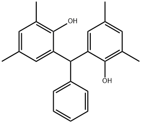 Phenol,2,2'-(phenylmethylene)bis[4,6-dimethyl- 구조식 이미지