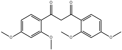 1,3-bis(2,4-dimethoxyphenyl)propane-1,3-dione Structure