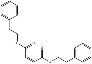 bis(2-phenylethyl) 2-butenedioate 구조식 이미지