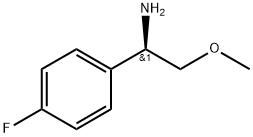 (1R)-1-(4-FLUOROPHENYL)-2-METHOXYETHAN-1-AMINE Structure