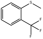 Benzene, 1-(methylthio)-2-(trifluoromethyl)- 구조식 이미지