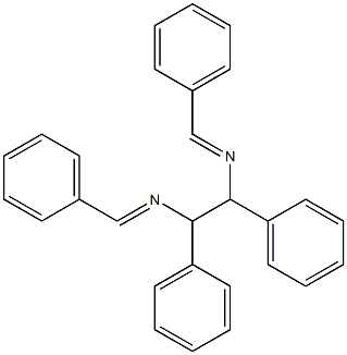 1,2-Ethanediamine,1,2-diphenyl-N,N'-bis(phenylmethylene)- (9CI) Structure