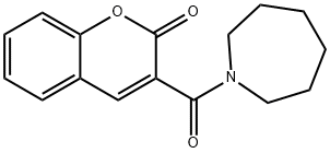 3-(azepane-1-carbonyl)-2H-chromen-2-one Structure