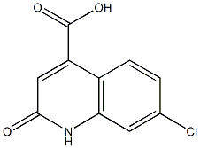 7-Chloro-2-oxo-1,2-dihydroquinoline-4-carboxylic acid Structure